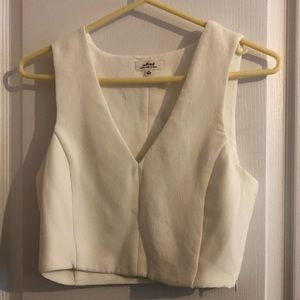 Wilfred white crop top